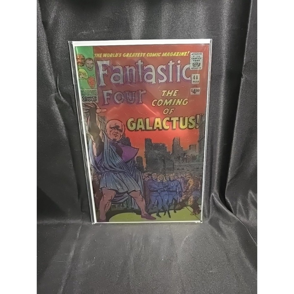 Fantastic Four 48 Facsimile Foil 1st Galactus Silver Surfer Dallas Exclusive
